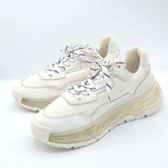 Steve Madden Blatant power White Chunky Air women's size 10 - Picture 4 of 9